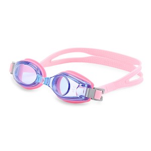 Svømmebriller til langsynede børn (rosa)